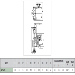 پمپ سیرکولاتور خطی داب مدل VA 35/130