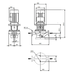 پمپ سیرکولاتور خطی گراندفوس TP 80-400/2