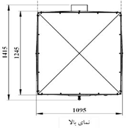 کوره هوای گرم گازوئیلی انرژی مدل 1500