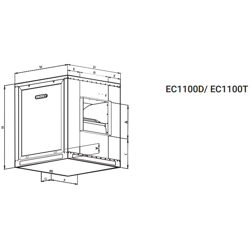 کولر آبی صنعتی سلولزی انرژی EC 1100T سه فاز