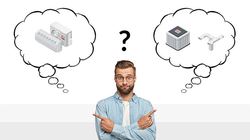 مصرف برق داکت اسپلیت بیشتر است یا کولر گازی ؟