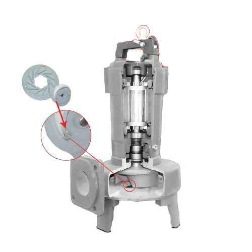پمپ لجن کش اسپیکو 3 اینچ با تیغه های برنده مدل  I-15-3-GD