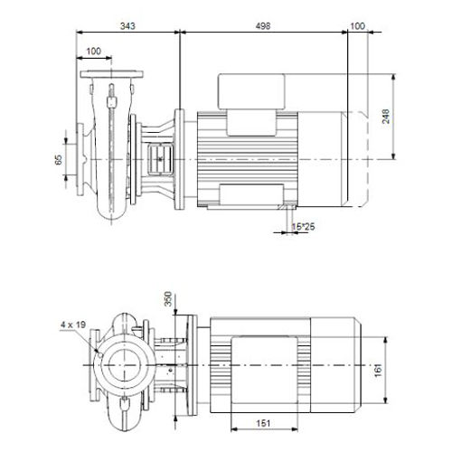 خرید پمپ آب گراندفوس NB 40-200/206 