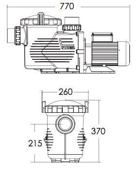 خرید پمپ تصفیه استخر ایمکس EPH-400