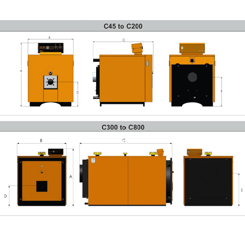 دیگ فولادی کالور 65000 کیلو کالری