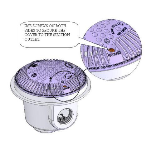 خرید کفشور استخر هایوارد 6 اینچ محدب مدل WGX1054