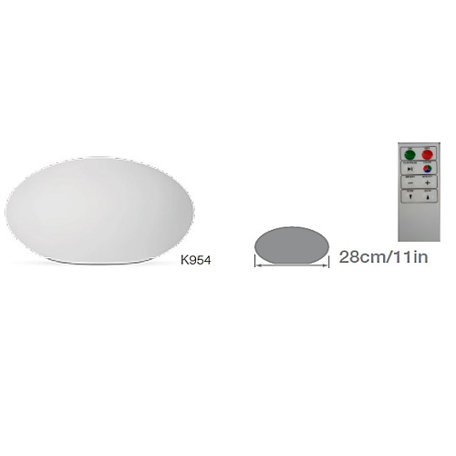 خرید چراغ بیضی محوطه استخر کوکیدو 28cm