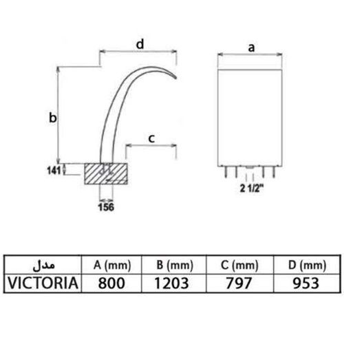 خرید آبنما هایپرپول مدل victoria 316ss
