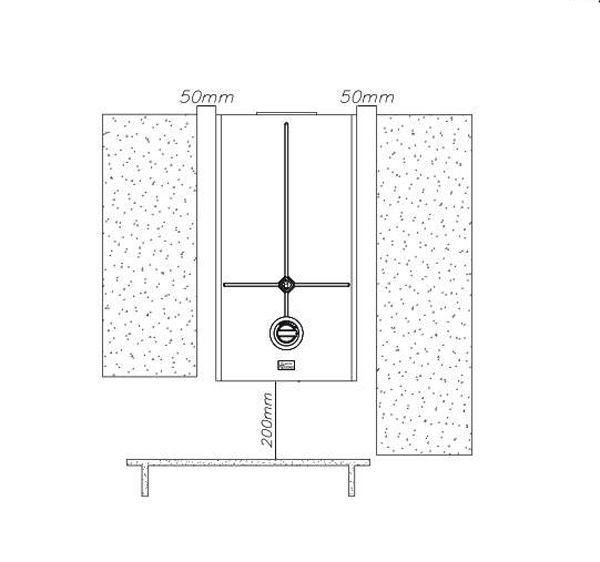 آبگرمکن دیواری بوتان مدل b3115
