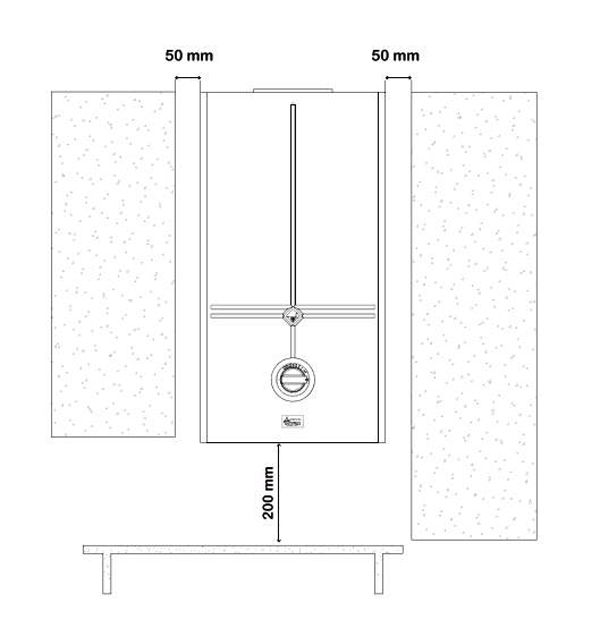 آبگرمکن دیواری بوتان مدل B3212i