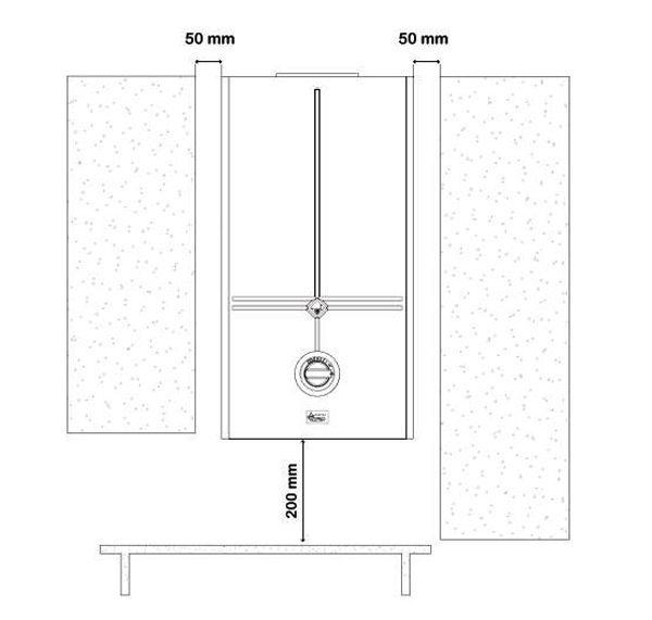 آبگرمکن دیواری بوتان مدل B3215i