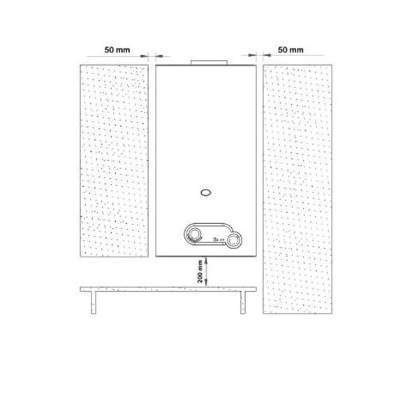 آبگرمکن دیواری بوتان مدل bx114