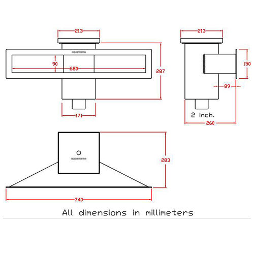 اسکیمر استیل دسترسی از بالا مدل UA680G
