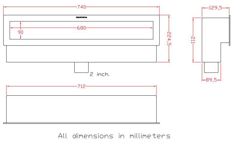 اسکیمر استیل دسترسی از روبرو مدل FA680G