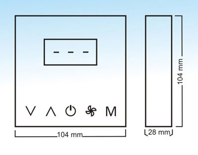 ترموستات دیجیتال روکار سانای ویژه کولر آبی