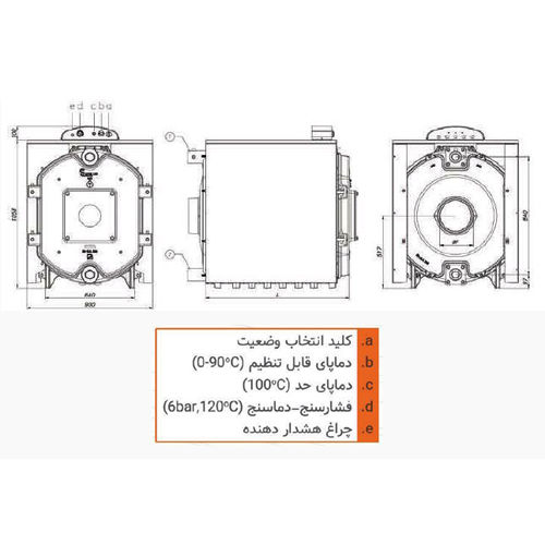 دیگ چدنی MI3 مدل Super L90-08 پره 8