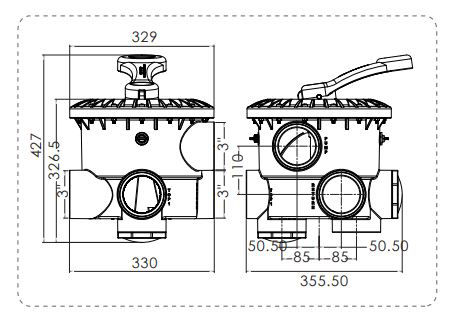 شیر فیلتر شنی ایمکس مدل MPV14