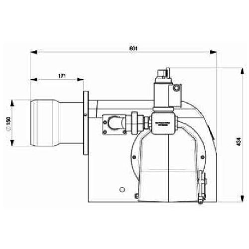 مشعل گازی شوفاژکار مدل CKI-G500