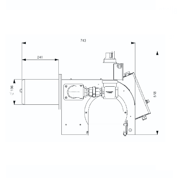 قیمت مشعل گازی شوفاژکار مدل CKI-G600