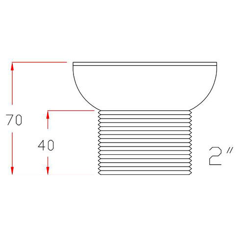 نازل ورودي آب استخر آکوامارین مدل GS 58