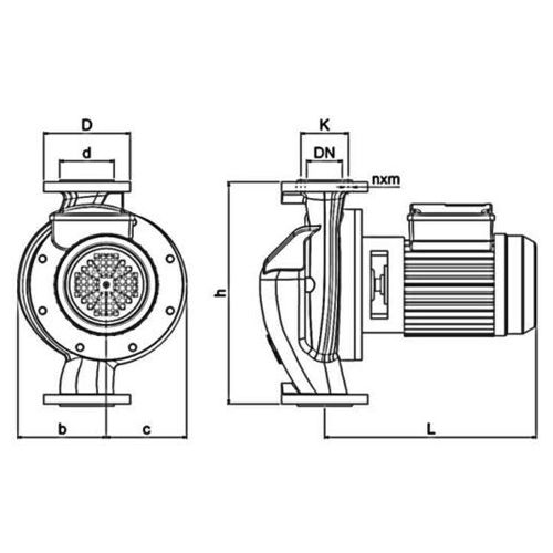 خرید پمپ  سیرکولاتور خطی سمنان انرژی 1/4 1اینچ S100