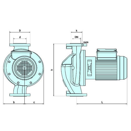 خرید پمپ سیرکولاتور خطی سمنان انرژی 1/4 1 اینچ AA