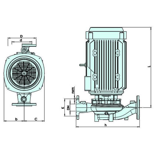 پمپ سیرکوله خطی اتالاین مدل 20/1502-50