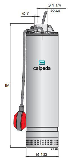 پمپ شناور کالپدا طبقاتی مدل MXS 907