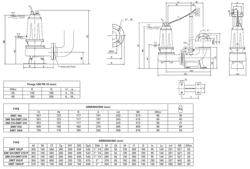 پمپ لجن کش پنتاکس مدل DMT 1000