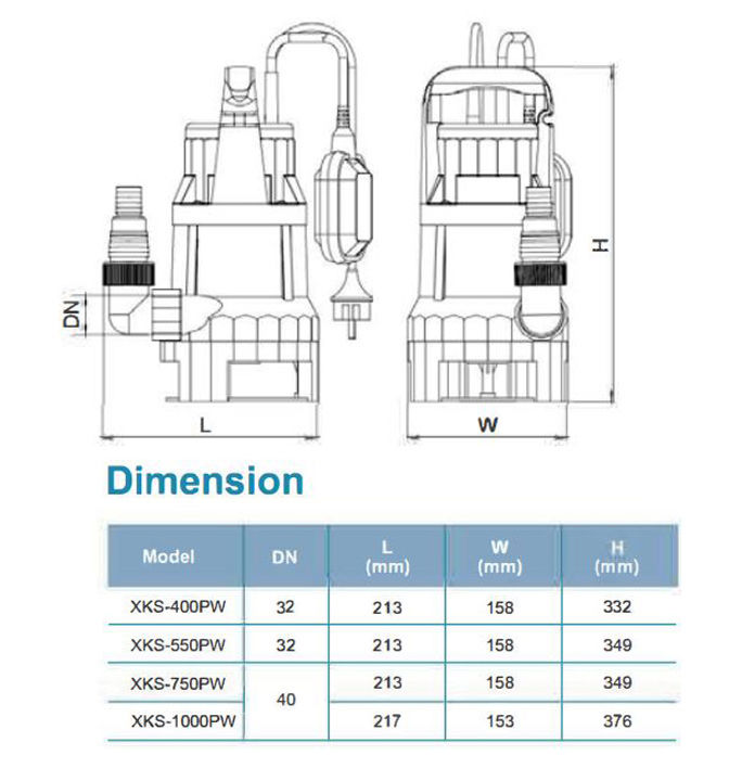 پمپ کفکش لئو مدل XKS-400PW