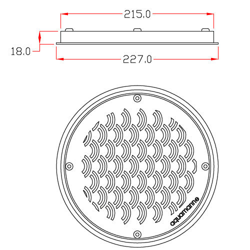 کفشور استخر آکوامارین مدل رعنا 220