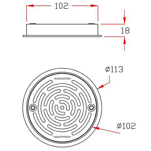 کفشور استخر آکوامارین مدل کارا 100