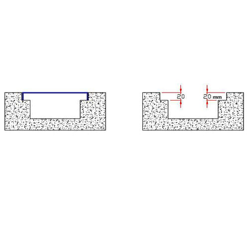 گریل کنج استخر آکوامارین مدل نیلوفر 15