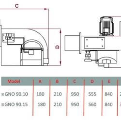 مشعل گازوئیلی گرم ایران GNO90/10