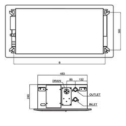 فن کویل تهویه کاستی یک طرفه اوشان CO-300