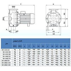 پمپ آب لیو تک پروانه استیل مدل XZS 50-32-125/2.2