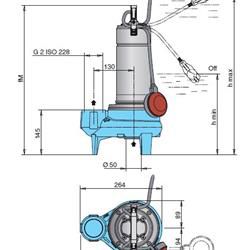 پمپ لجن کش کالپدا مدل GQS 50-13