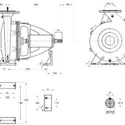 پمپ آب پمپیران مدل 200-32 با موتور 0.75 کیلووات