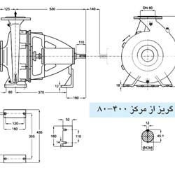 پمپ آب پمپیران مدل 400-80 با موتور 30 کیلووات