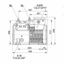 کمپرسور بیتزر 3 اسب رفت و برگشتی مدل 4FES-3Y