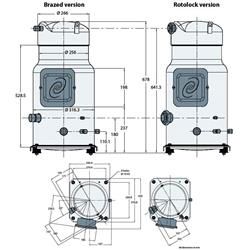 کمپرسور اسکرال دانفوس 15.4 اسب مدل SM185-4VM