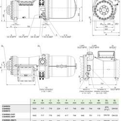 کمپرسور بیتزر 300 اسب اسکرو مدل CSH9593-300Y