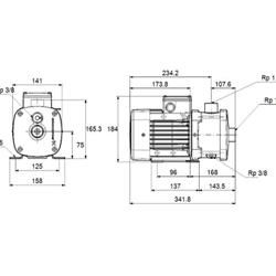 پمپ آب گراندفوس افقی CM 3-5 