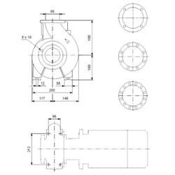 پمپ آب گراندفوس NB 65-125/127 