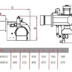 مشعل گازی گرم ایران GNG 90/6