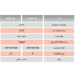 آبگرمکن برقی استیل آریاتیس ASX 30