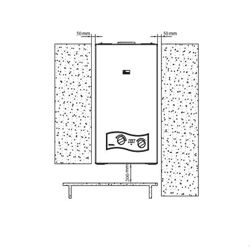 آبگرمکن دیواری بوتان مدل B5418rs