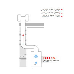 آبگرمکن دیواری بوتان مدل b3115