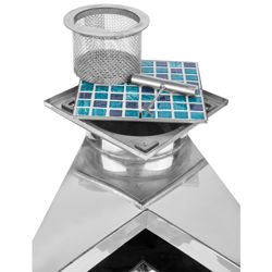 اسکیمر استیل 90 درجه دسترسی از بالا مدل 90UA340