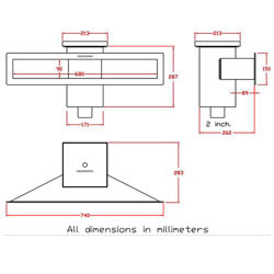 اسکیمر استیل دسترسی از بالا مدل UA680G